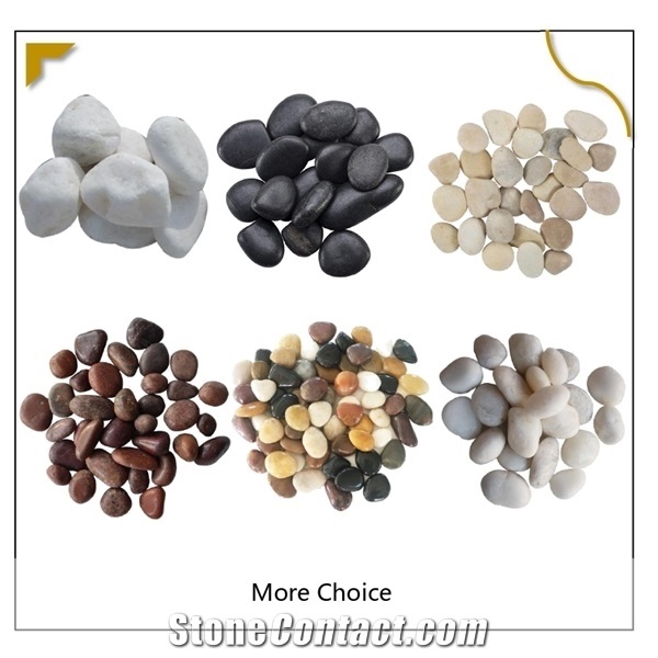 Mixed Color Pebble Stone,Loose Cobble Stone,Crushed Stone