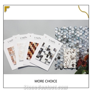 Natural Color Square Mother Of Pearl Mosaic Yellow Mix White