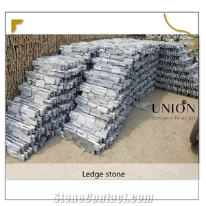 Natural Cultured Slate Stone Veneer with Cement Board Cloudy