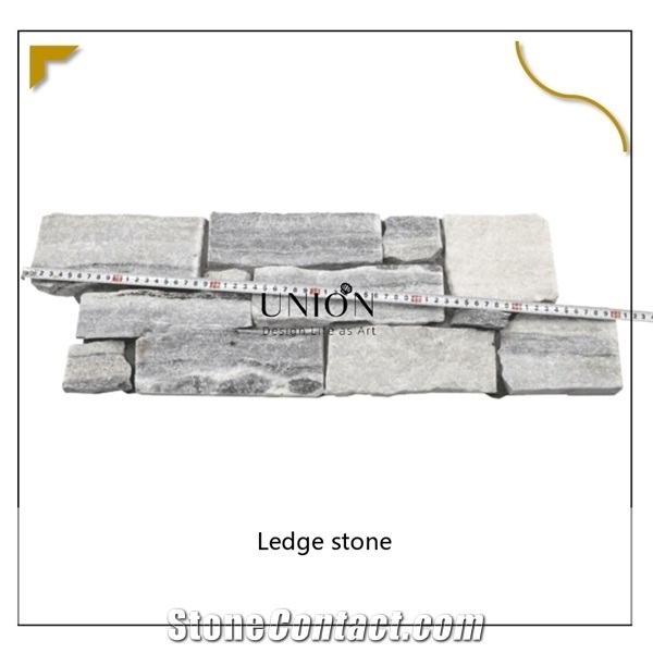 Natural Cultured Slate Stone Veneer with Cement Board Cloudy