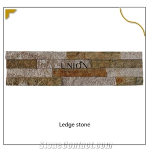 Natural Rusty Quartzite Culture Stone for Wall Decoration