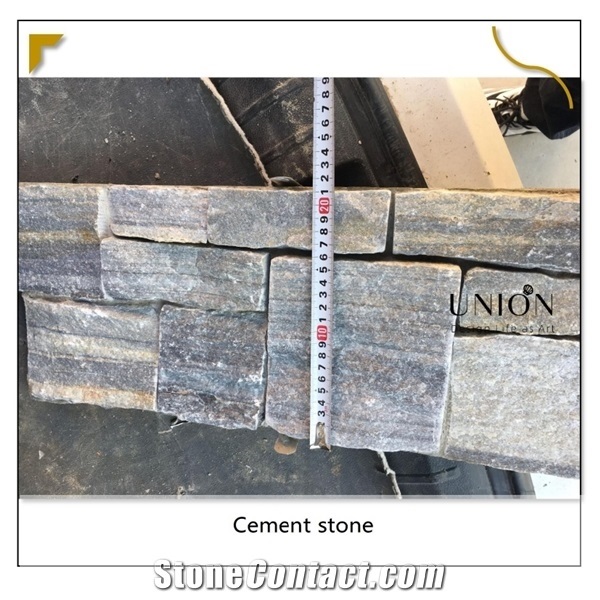 Natural Stone Veneer Quartize Back Cement Stacked Stone