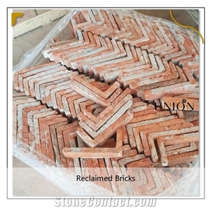 Nicely Weathered Handmade Bricks,Old Style Building Stones