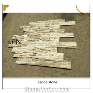 Oyster Yellow Rusty Stacked Cultured Stone Wall Panels