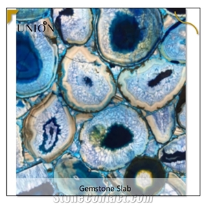 Polished Finishes Translucent Agate Slabd for Wall Covering