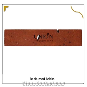 Red Reclaimed Used Brick Veneer for Exterior,Wall Decoration