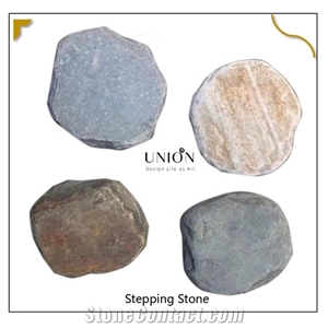 Round Yellow Slatelawn Paving Pathway Stone Walkways Stone