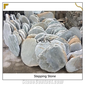 Round Yellow Slatelawn Paving Pathway Stone Walkways Stone