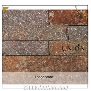 Rusty Ledger Quartzite Panels Culture Stacked Stone Veneer