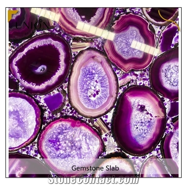 Semi-Precious Stone Various Kinds Of Agate Slabs for Hotel