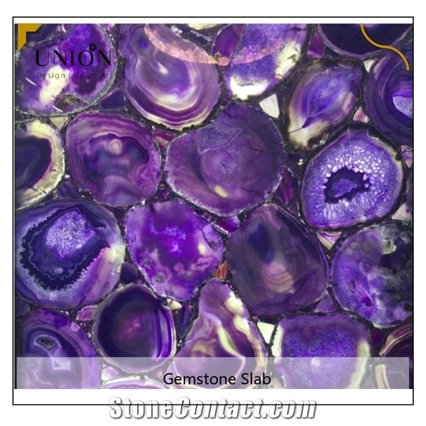 Semi-Precious Stone Various Kinds Of Agate Slabs for Hotel