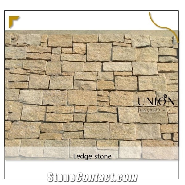 Tiger Skin Yellow Cultural Granite Wall Cladding Stone Panel