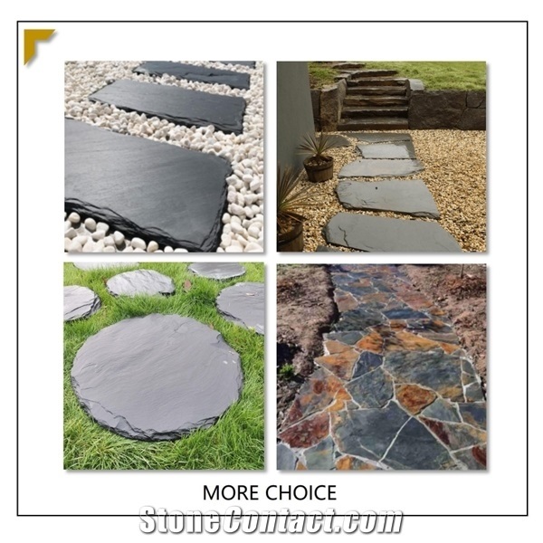 Tumbled Slate Paving Stone,Garden Stepping Stone,Slate Tiles
