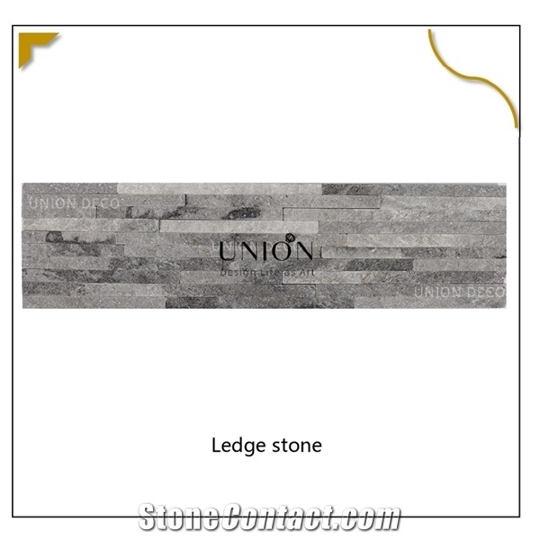 Grey Culture Stone Exterior Wall Cladding Panel Veneer