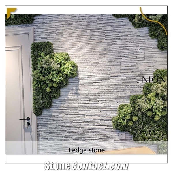 Grey Culture Stone Exterior Wall Cladding Panel Veneer