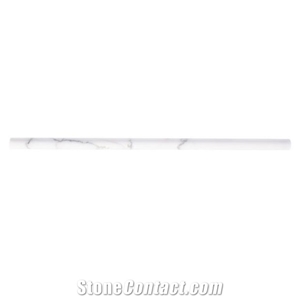 Calacatta Gold Marble Pencil/Bullnose Moldings