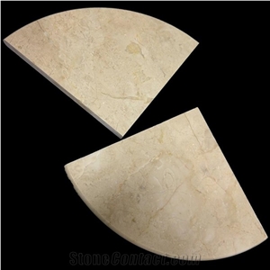 Crema Marfil Marble Shower Corner Shelf