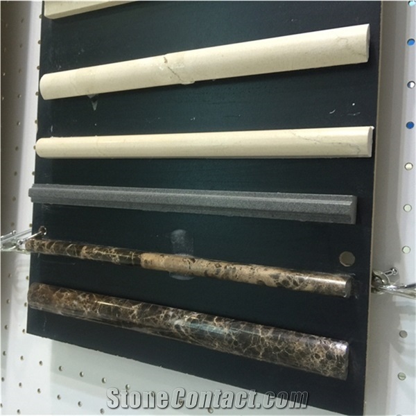 Customized Marble Pencil Moulding/Liner/Trim Piece