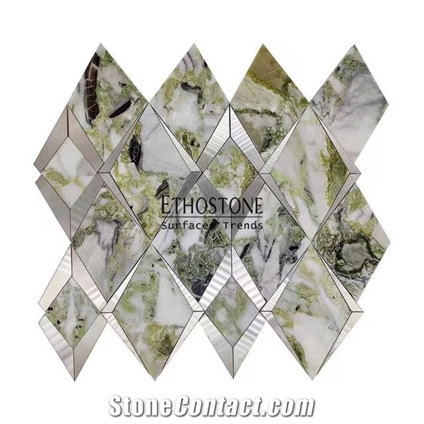 Ice Jade Marble Mosaic , Ice Jade Mosaic Tile
