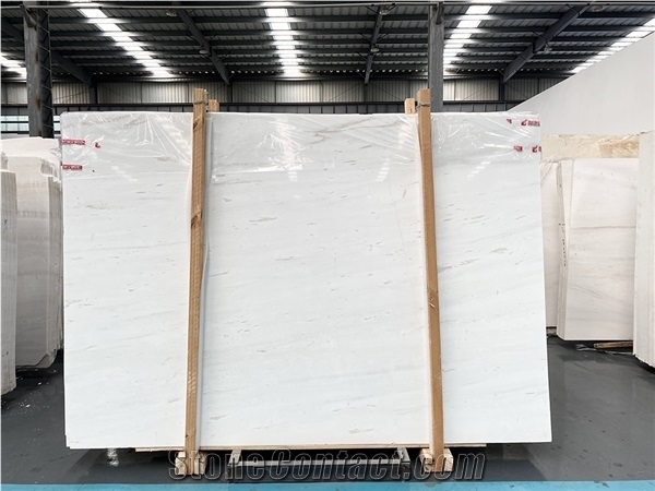 New Ariston White Marble Slab, New White Marble Tile