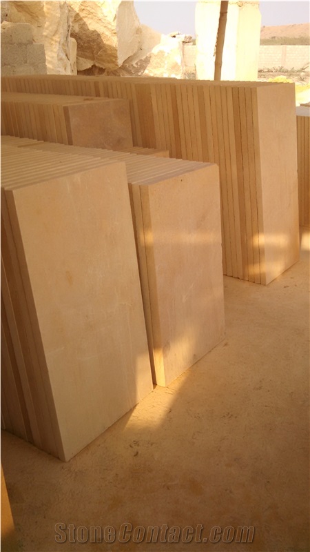 Mango Limestone Slabs & Tiles, Pakistan Yellow Limestone