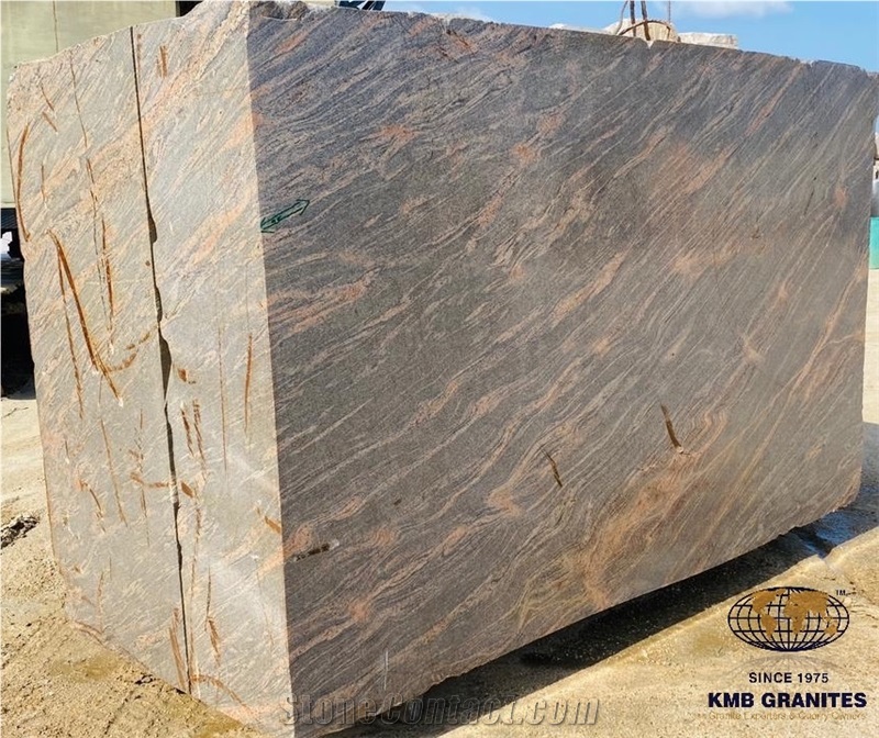 Indian Juparana Granite Blocks& Colombo Juparana Granite Blocks from Our Quarry
