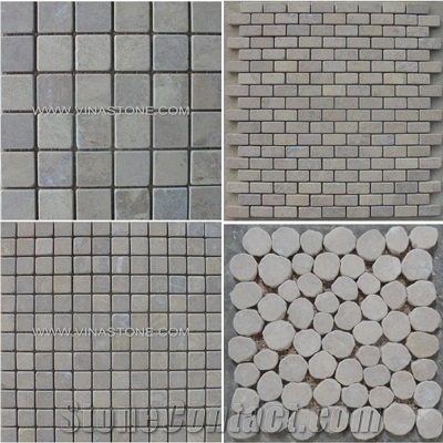 Viet Nam Beige Limestone Mosaic Viet Nam Beige Limestone Mosaic