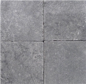 Vietnam Blue Limestone Tumbled Tiles by Machine