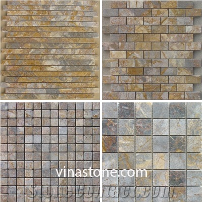 Vietnam Multicolor Yellow Mosaic