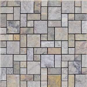 Vietnam Silk Yellow Marble Mosaic