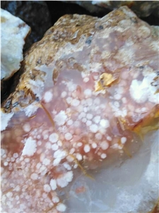 Flower Agate Boulders, Precious Stones