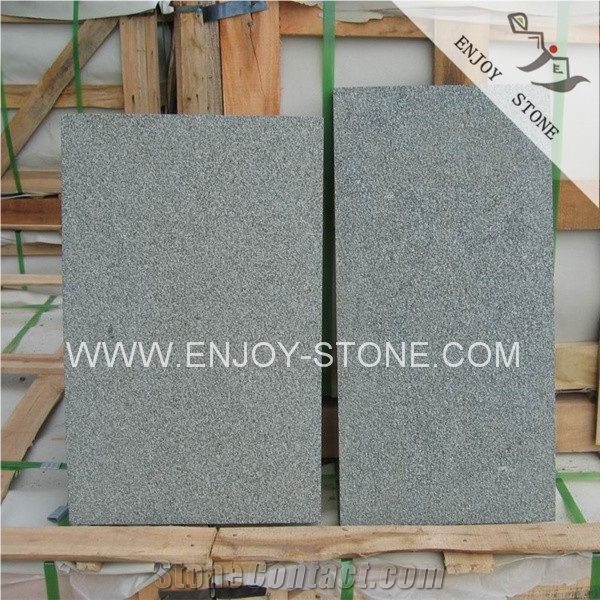 Bush Hammered,Zhangpu Dark Green G612,Floor/Wall Covering