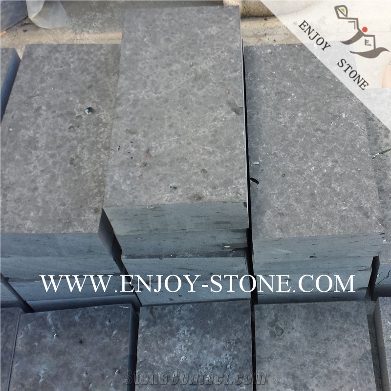 Flamed / Exfoliated, Zhangpu Black Basalt, Pillar/Column