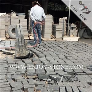 Flamed / Exfoliated, Zhangpu Black Basalt, Pillar/Column
