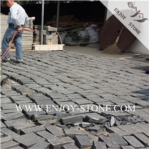 Flamed / Exfoliated, Zhangpu Black Basalt, Pillar/Column