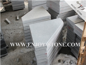 Flamed G654,Sesame Black/Grey Irregular Shaped Stone