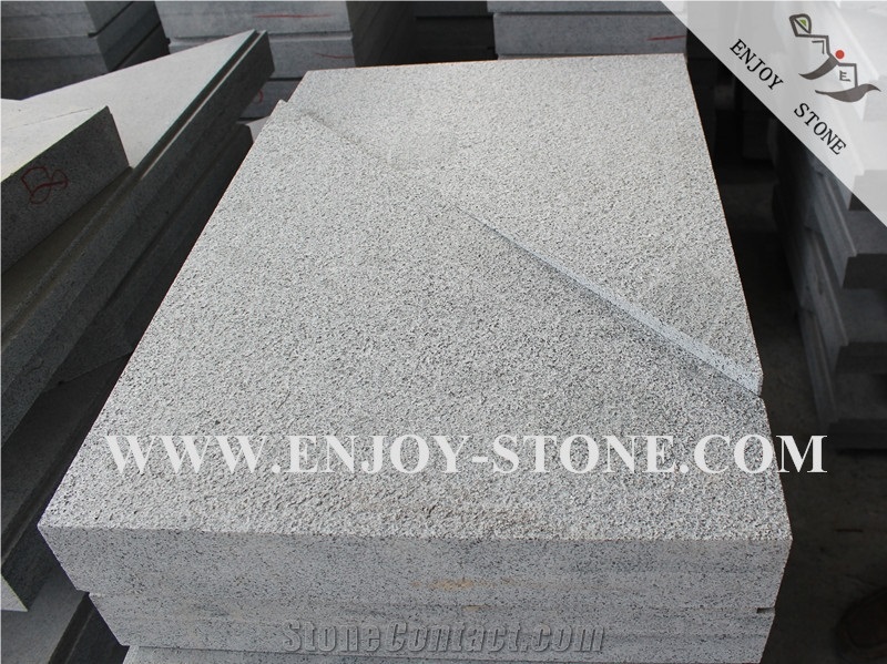 Flamed G654,Sesame Black/Grey Irregular Shaped Stone