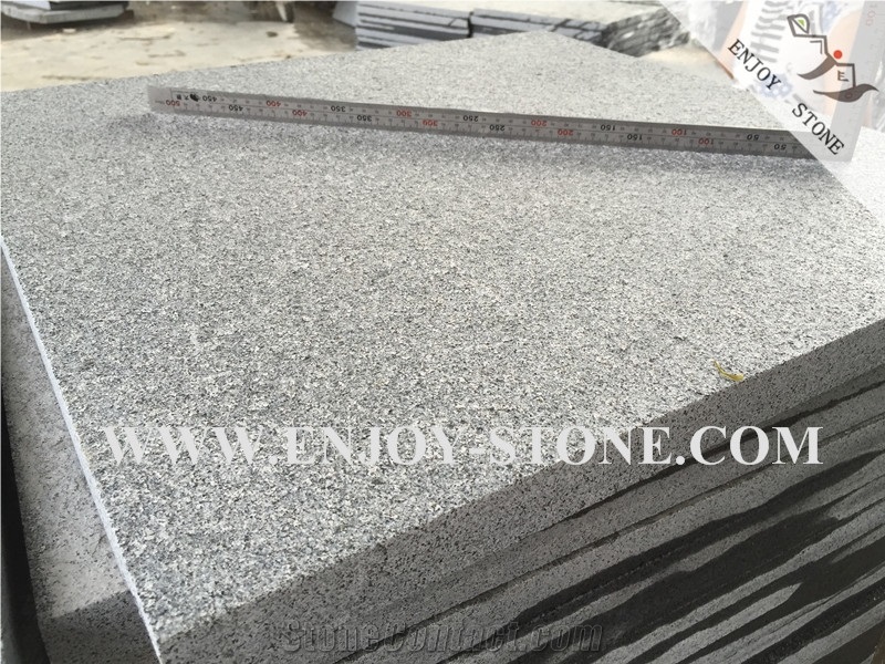 Flamed G654,Sesame Black/Grey, Outdoor Paving Tiles