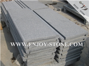 Flamed G654/Sesame Black/Grey,Pool Coping / Rebated Bullnose