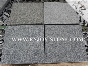 Hainan Black Basalt Tiles, with Catpaws,Bush Hammered