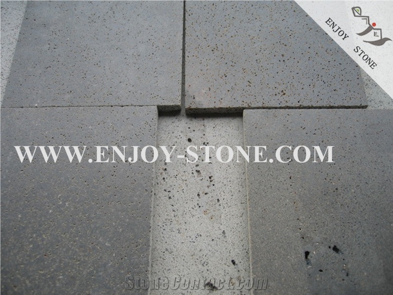 Honed, Zhangpu Bluestone with Catpaws, Paving Tiles