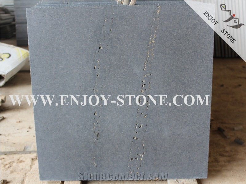 Honed,Zhangpu Bluestone with Catpaws Paving Tiles