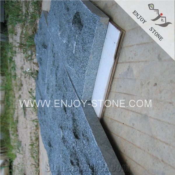 Mushroomed, G612 Dark Green, Paving Stone, Wall Cladding