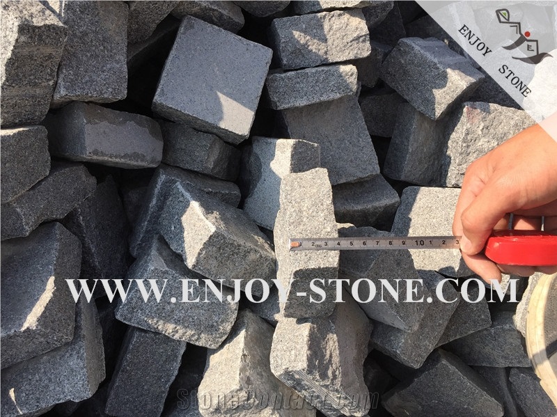 Natural Split G654, Padang Grey/Sesame Black,Cube Stone