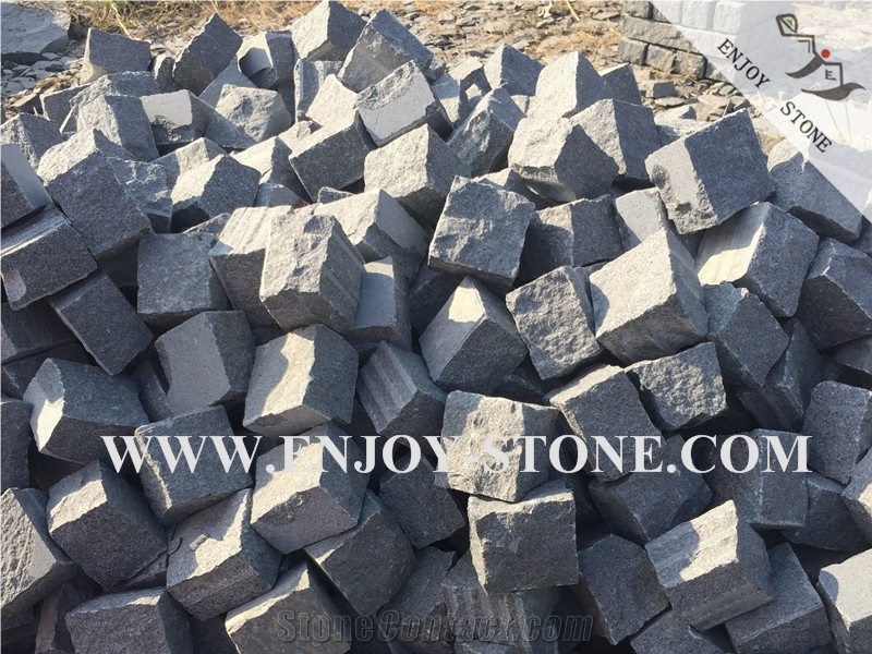 Natural Split G654, Padang Grey/Sesame Black,Cube Stone