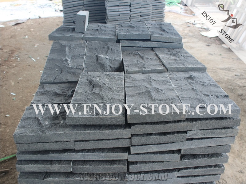 Natural Split, Mushroom Grey Basalt/Andesite, Tiles