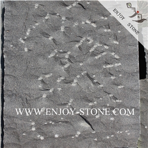 Pineapple / Coarse Picked Zhangpu Black Basalt, Tiles