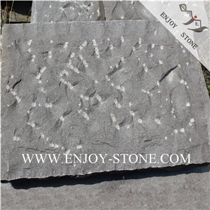 Pineapple / Coarse Picked Zhangpu Black Basalt, Tiles