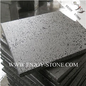 Sawn with Saw Marks Removed / Machine Cut Lavastone, Tiles