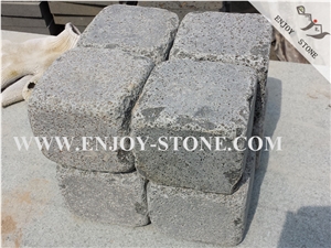 Sawn with Tumbled Edge Zhangpu Bluestone, Paving Cubes Setts